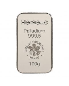 Palladium bar 100 g